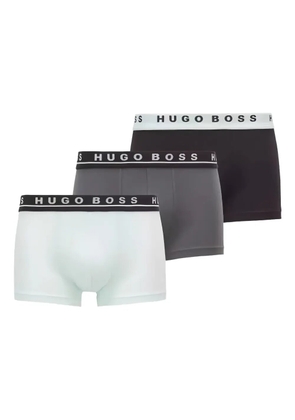 HUGO logo-waistband trunks - Grey