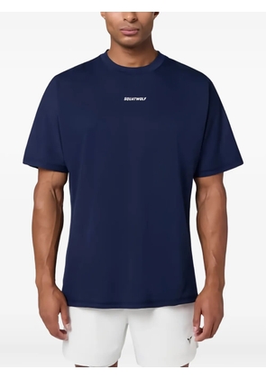 SQUATWOLF Pump Cover logo performance T-shirt - Blue