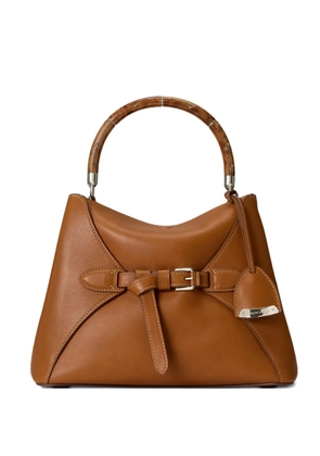 Ralph Lauren Collection medium bamboo-handle tote bag - Brown