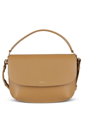 A.P.C. leather shoulder bag - Brown