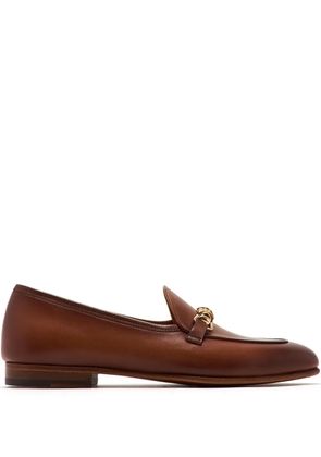 Magnanni horsebit-detail loafers - Brown