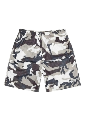 Stüssy camouflage-pattern shorts - Grey