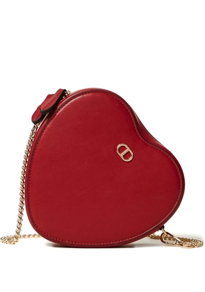 TWINSET heart-shaped chain-strap bag - Red