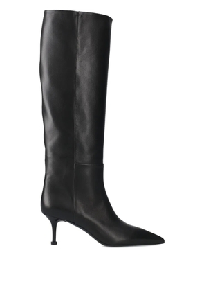 Premiata 65mm pointed-toe heel boots - Black