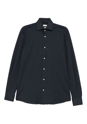 LIU JO long-sleeved silk shirt - Blue