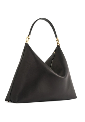TOTEME bevel leather shoulder bag - Black