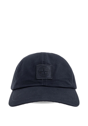 Stone Island logo-patch baseball cap - Black