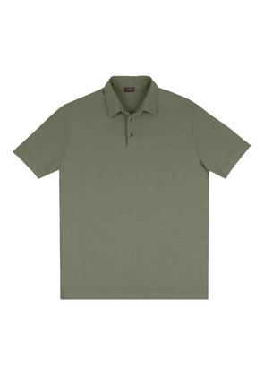 Zanone buttoned polo shirt - Green