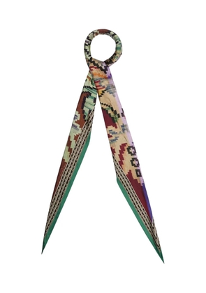 Pierre-Louis Mascia geometric-pattern silk scarf - Neutrals