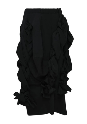 Comme Des Garçons braided-detail midi skirt - Black