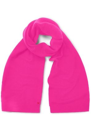 Chinti & Parker decorative-stitching scarf - Pink