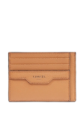 Lancel leather card holder - Brown