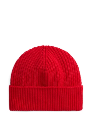 Ralph Lauren Purple Label ribbed beanie - Red