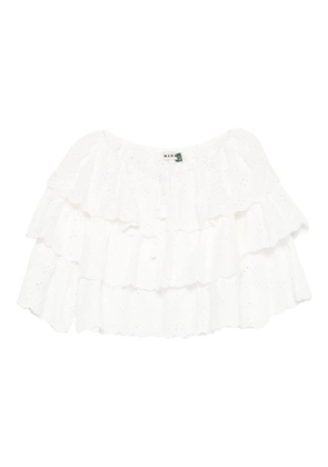 Rixo Maribelle blouse - Neutrals