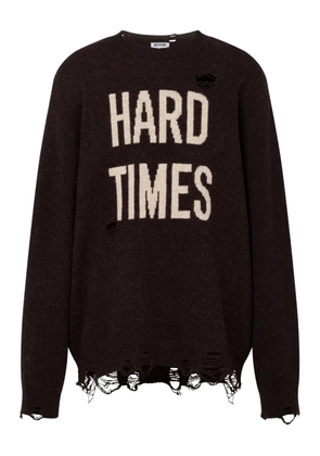 Moschino Hard Times sweater - Brown