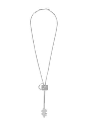 Rabanne key-pendant necklace - Silver