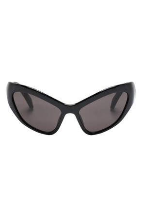 Balenciaga Eyewear oversize-frame sunglasses - Black