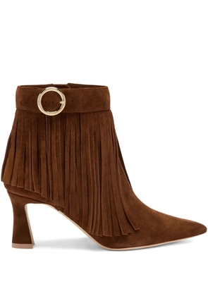 Malone Souliers Donni fringe-embellishment boots - Brown