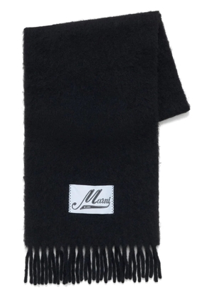 Marni brushed scarf - Black