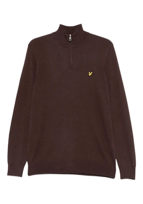 Lyle & Scott mock-neck sweater - Brown
