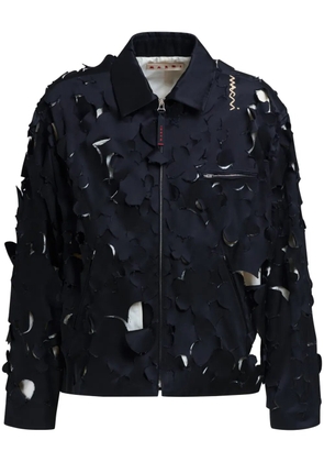 Marni cut-out bomber jacket - Black