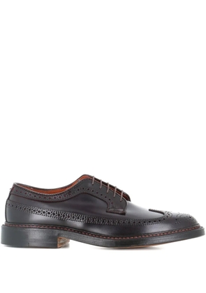 Alden perforated wingtip Derby - Brown