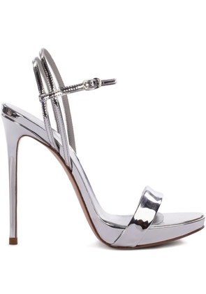 Le Silla Gwen metallic ankle-strap sandals