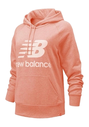 New Balance logo-print hoodie - Orange