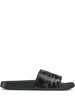 Reebok camo-print slides - Black