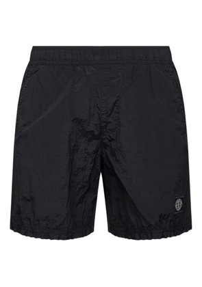 Stone Island elasticated-waistband swim shorts - Black