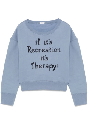 BODE Recreation sweatshirt - Blue
