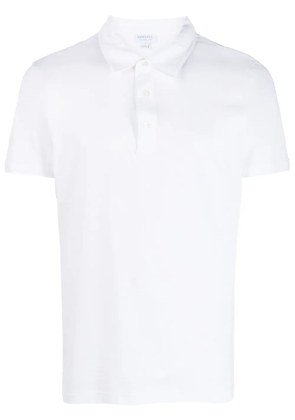 Sunspel short-sleeve cotton polo shirt - White