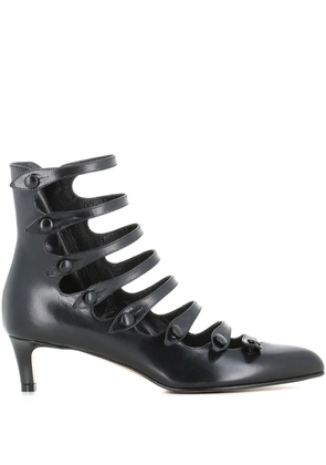 Dove Nuotano Gli Squali 45mm leather boots - Black