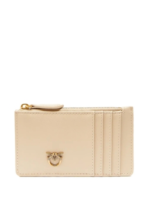 PINKO zipped cardholder - Neutrals