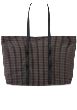 Gramicci Climbing plaid tote bag - Brown
