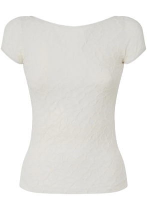 PINKO floral-lace top - White
