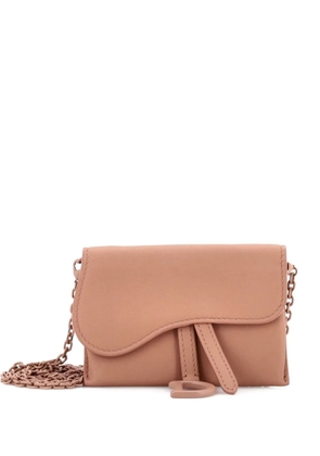 Christian Dior Pre-Owned Ultra Matte Saddle Nano Pouch Leather belt bag - Neutrals