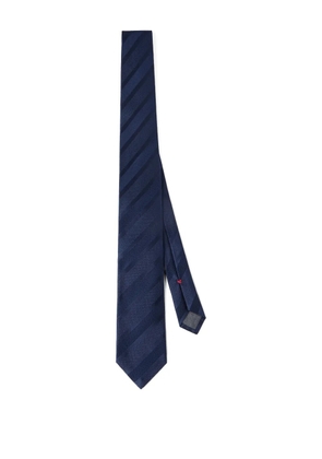 Brunello Cucinelli striped tie - Blue