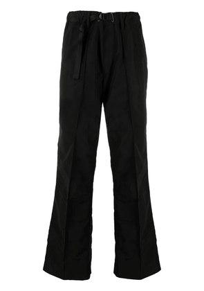 AMBUSH high waisted track pants - Black