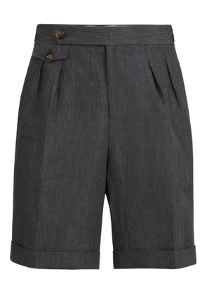 Brunello Cucinelli double-pleat shorts - Grey