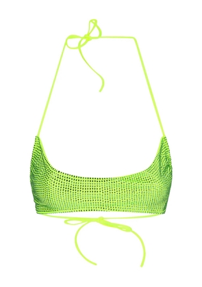 Santa Brands Dahlia embellished bikini top - Green