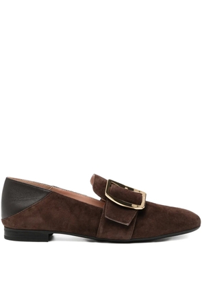 Bally buckle detail loafers - Brown