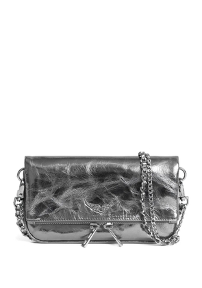 Zadig&Voltaire Rock Nano Vintage clutch bag - Silver