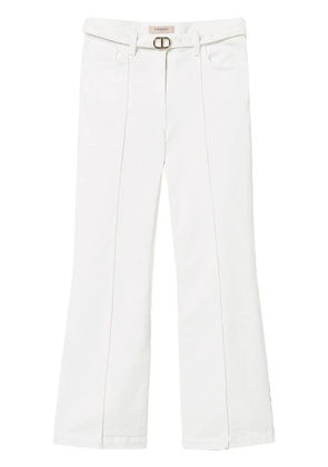 TWINSET belted trousers - White