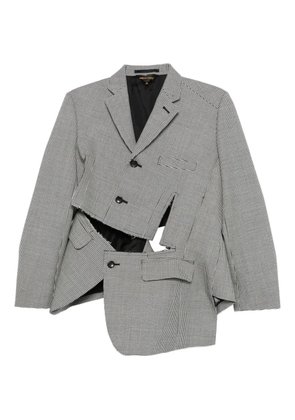 Comme Des Garçons cut-out detailing blazer - Black