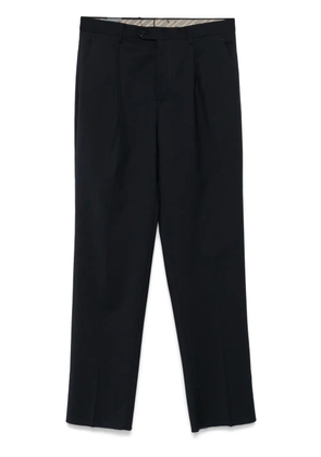 ETRO pleat-detailing wool trousers - Blue