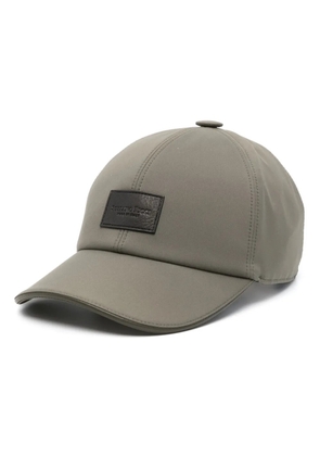 Stefano Ricci logo-patch baseball cap - Green
