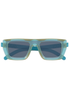 Gucci Eyewear transparent square sunglasses - Blue