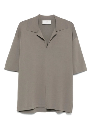 AMI Paris knitted T-shirt - Grey