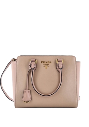 Prada Pre-Owned Convertible Saffiano with Soft Calf Medium tote bag - Neutrals